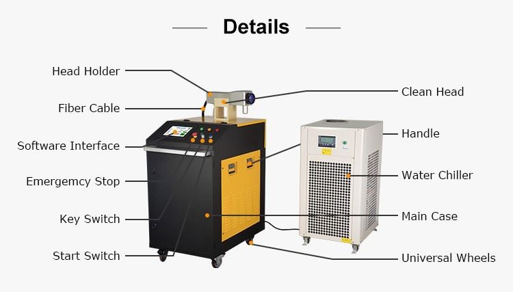 1000W cleaning machine with water cooling system