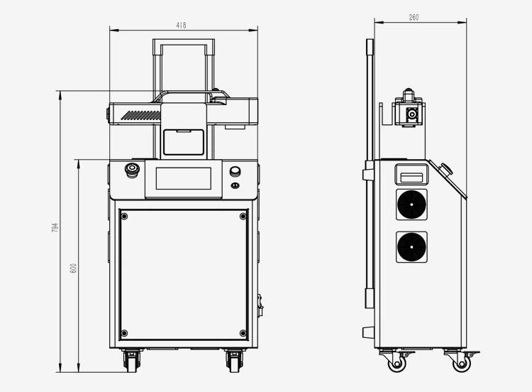 Luggage Type Laser Cleaning Machine Luggage Type Laser Cleaning Machine