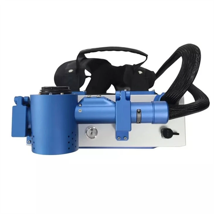 100W Portable Backpack Type Laser Cleaning Machine For Paint Removal.