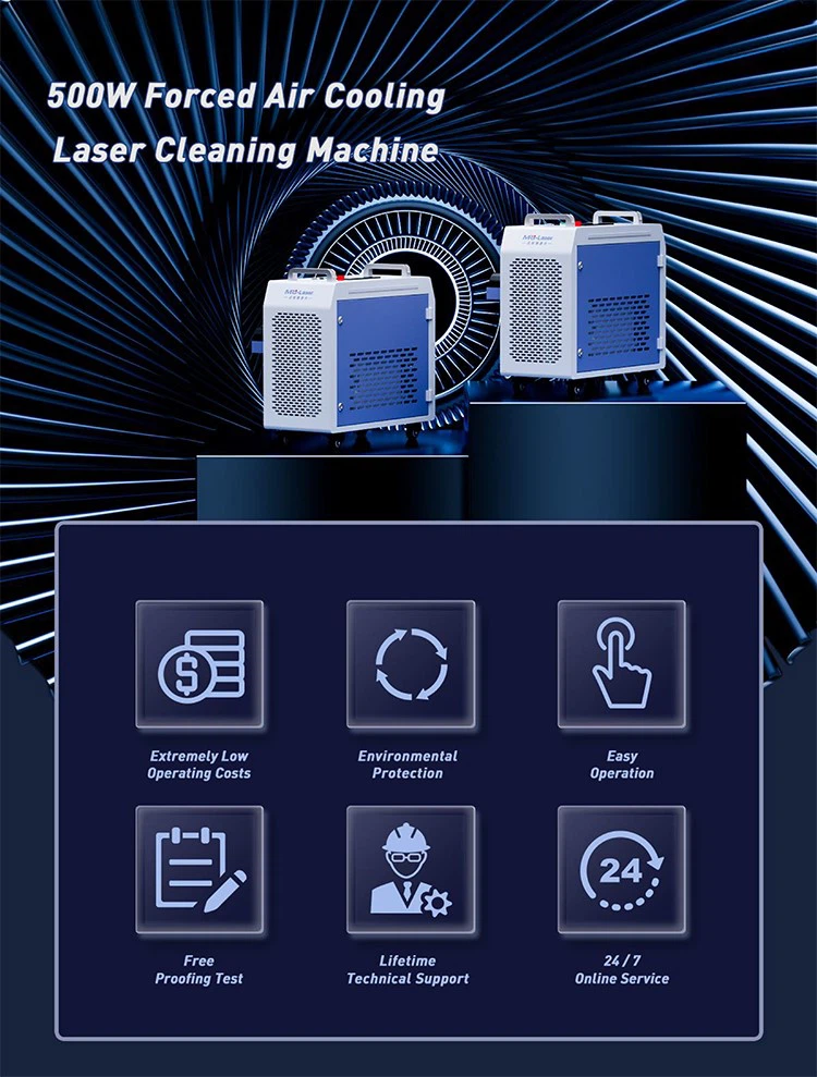 500W Air Cooled Laser Cleaning 500W Air Cooled Laser Cleaning