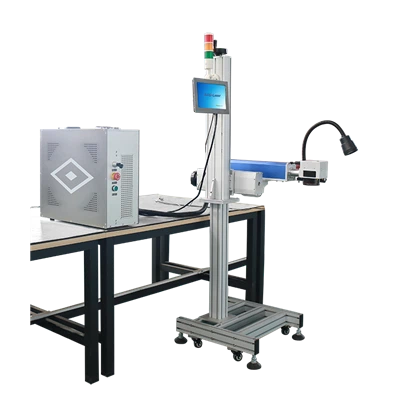 50W Flying Fiber Laser Marking Engraving Machine