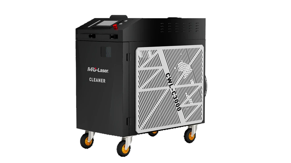 The New C51 Model Continuous Laser Cleaning Machine Is Water-cooled For Rust And Paint Removal.
